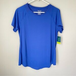 Tek Gear Sz M Workout Top Blue